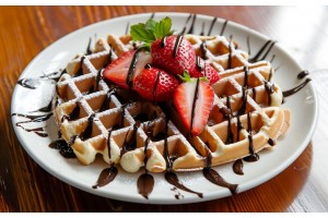 Belgian Waffle Mix Chocolate Strawberry 4000g