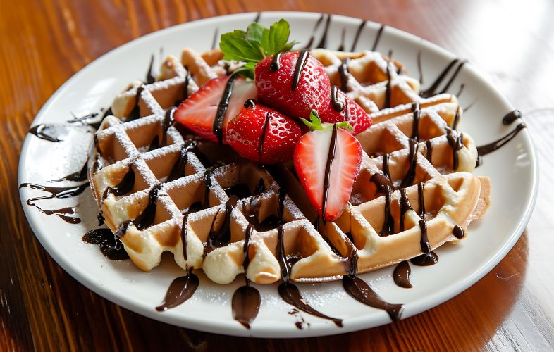 Belgian Waffle Mix Chocolate Strawberry 400g