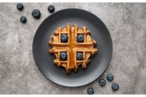Belgian Waffle Premix Blueberry 4000g