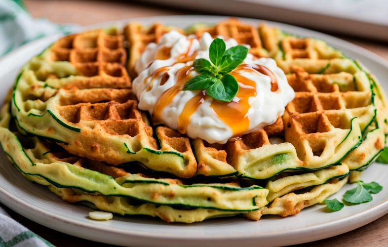 Belgian Waffle Premix Green Apple 800g