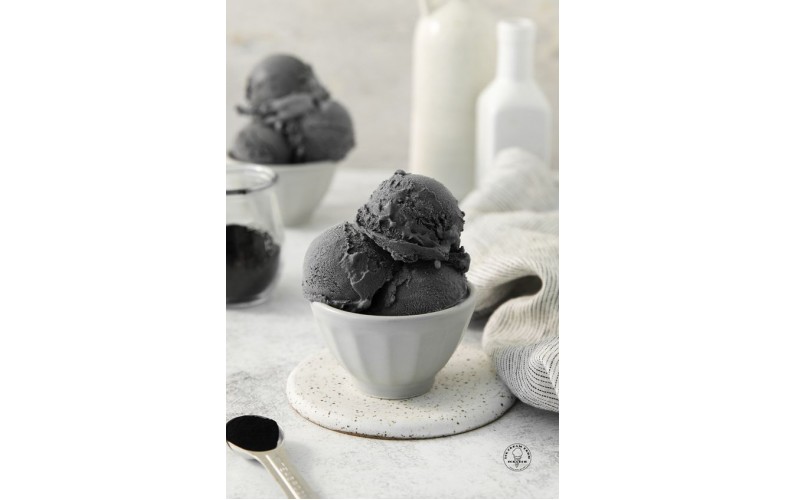 Ice Cream Premix Chocolate Charcoal - 400G