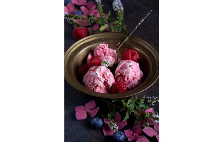 Nitrogen Ice Cream Premix Raspberry - 800G