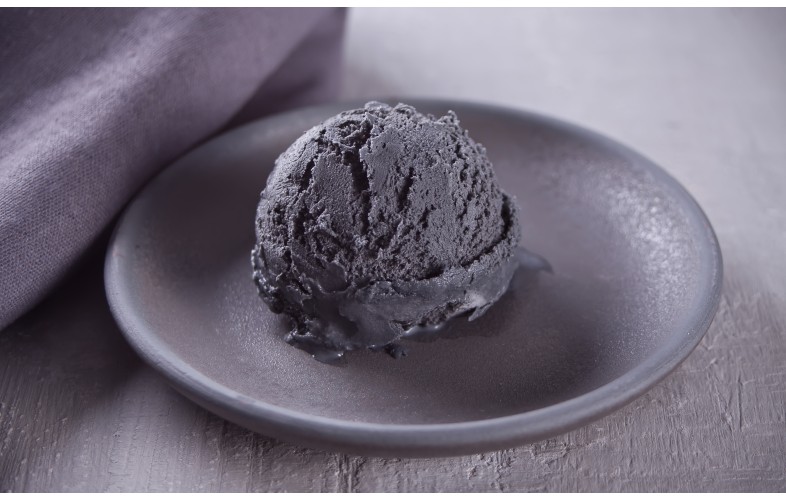 Ice Cream Premix Vanilla Charcoal - 800G